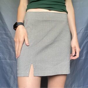 Vintage Gray Pencil Skirt